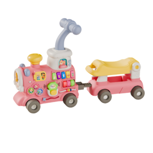 Baby Walker Train (Multi Functional 5 In 1) Pink Color